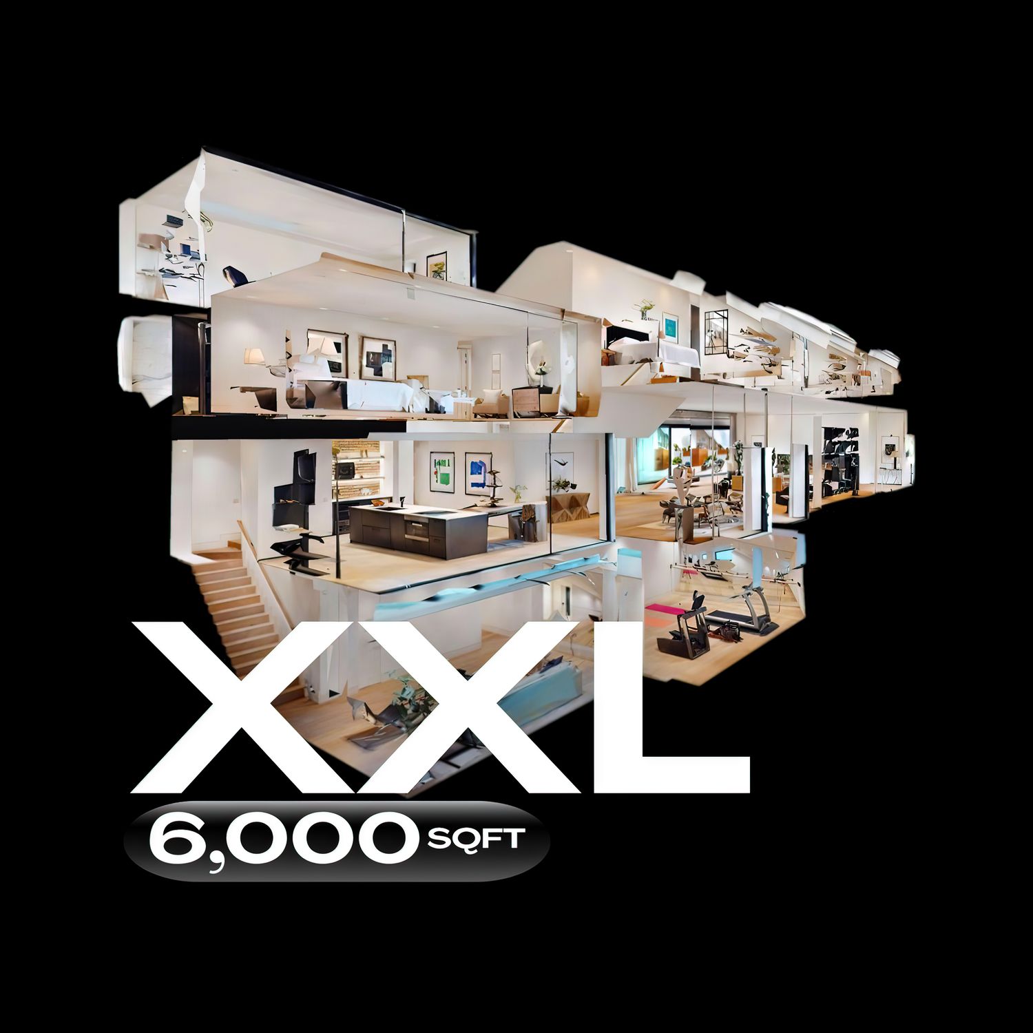 Tour Virtual 6,000 sqft