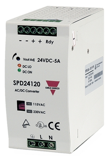 SPD241201 CARLO GAVAZZI 24 VOLT120 WATT POWER SUPPLY