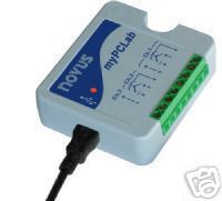 MyPCLab USB Data Logger, 2 analog channels + 1 digital input