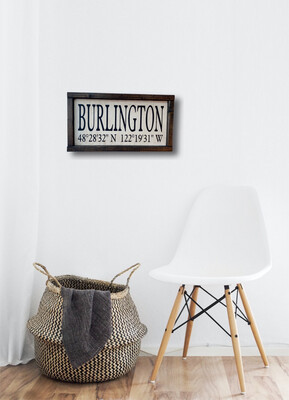 City Coordinates GPS Signs (Customizable)