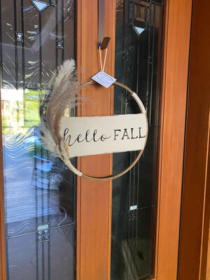 Embroidery Hoop Door Hangers Asst