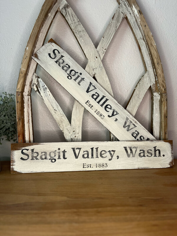 Skagit Valley Established Rustic Wood Slat