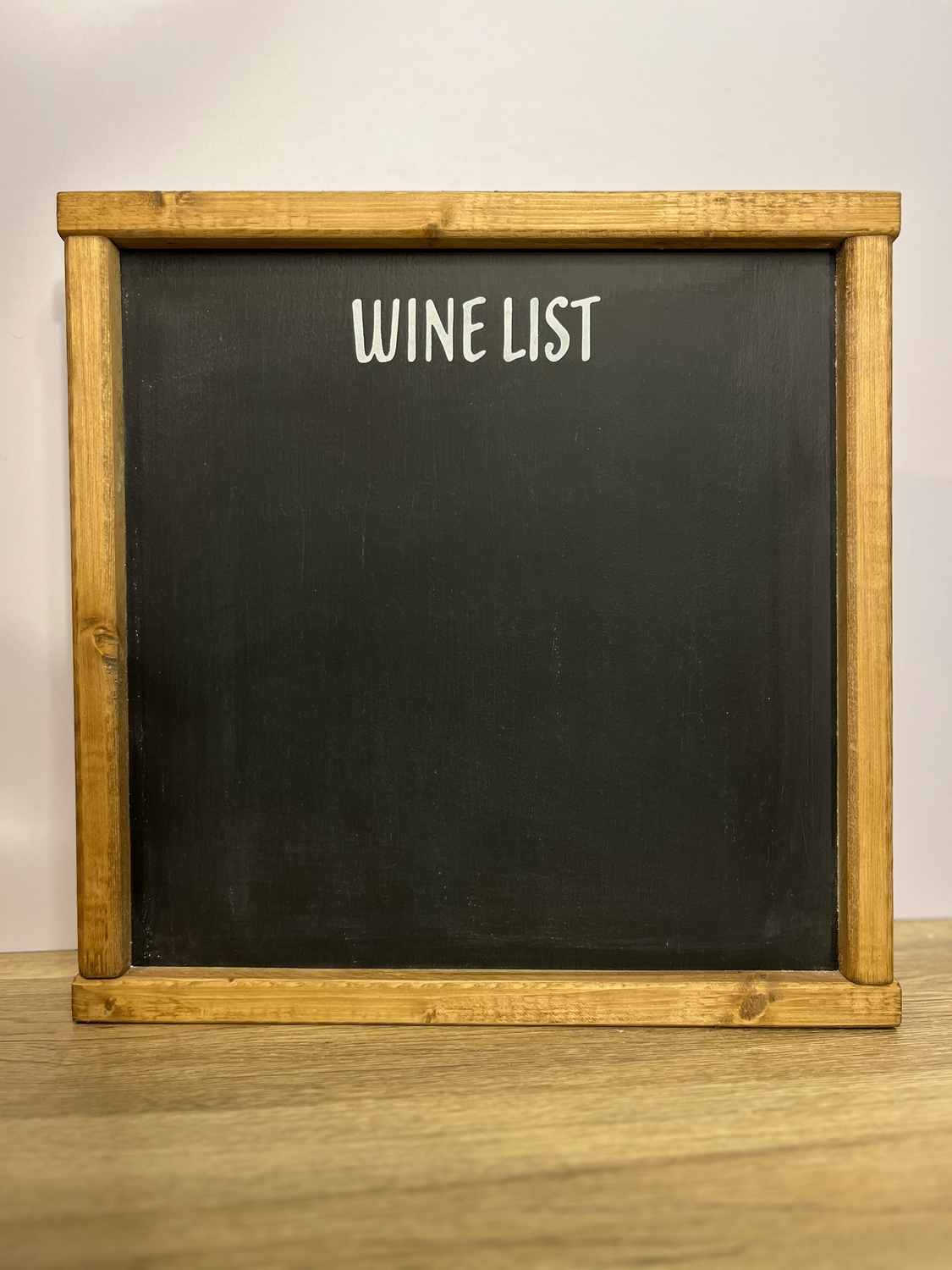 Vintage Inspired Chalkboard Wine List