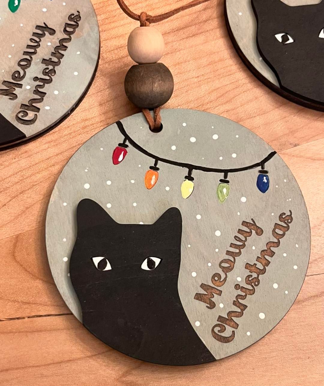 Meowy Christmas Kitty Ornament FREE SHIPPING Meowy Christmas Kitty Ornament FREE SHIPPING