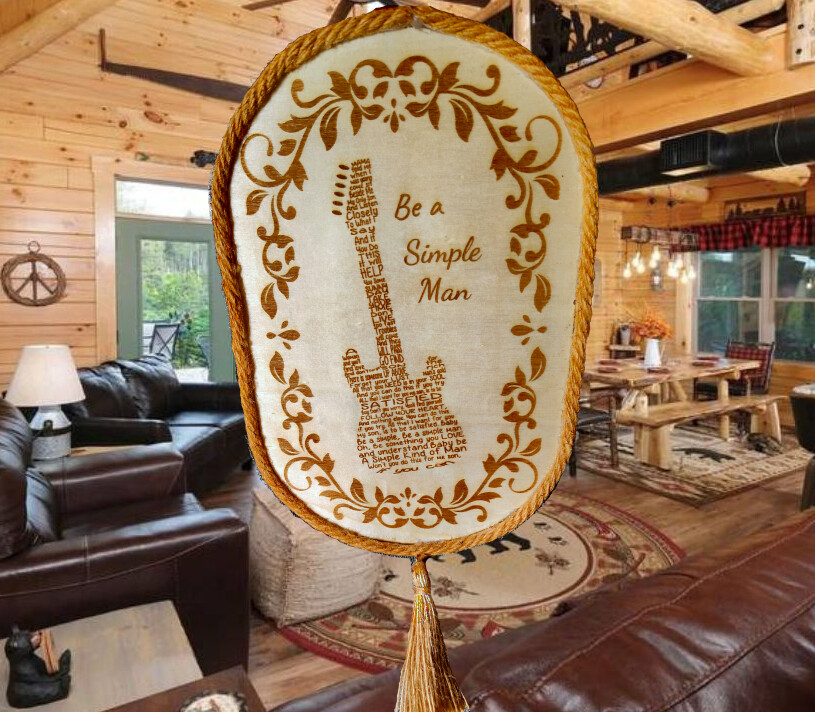 &quot;Simple Man&quot; Plaque