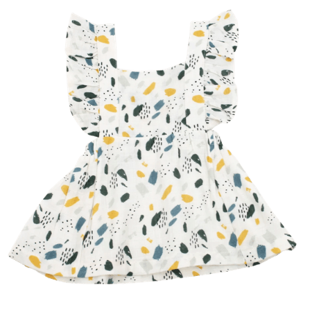 ruffle apron dress