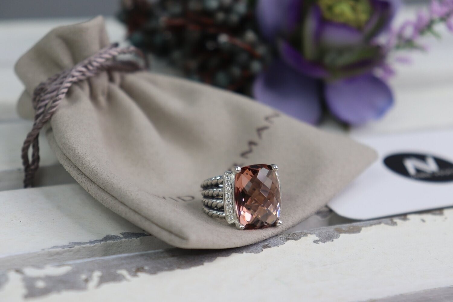 David yurman shop morganite wheaton ring