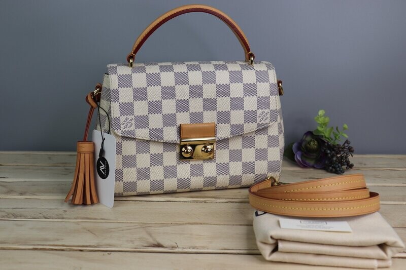 LOUIS VUITTON Damier Azur Croisette