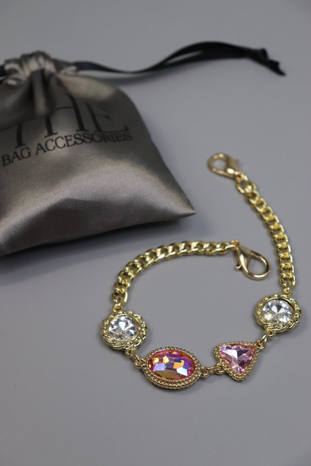 Crystal Gold Charm