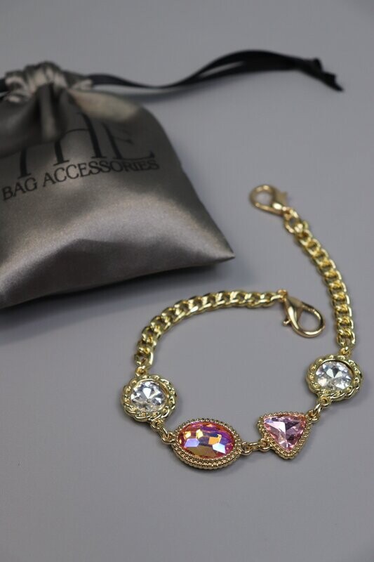 Crystal Gold Charm