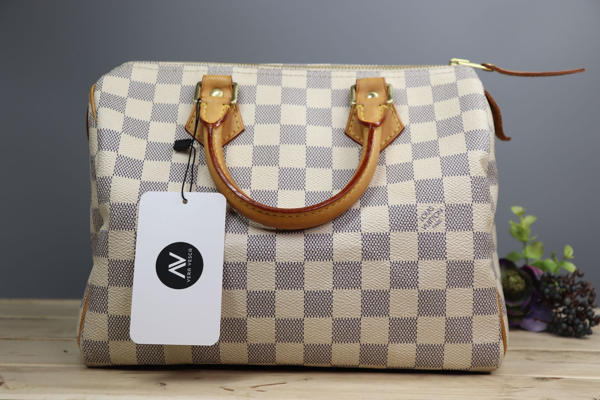 Louis Vuitton Damier Azur Speedy 25 – DAC