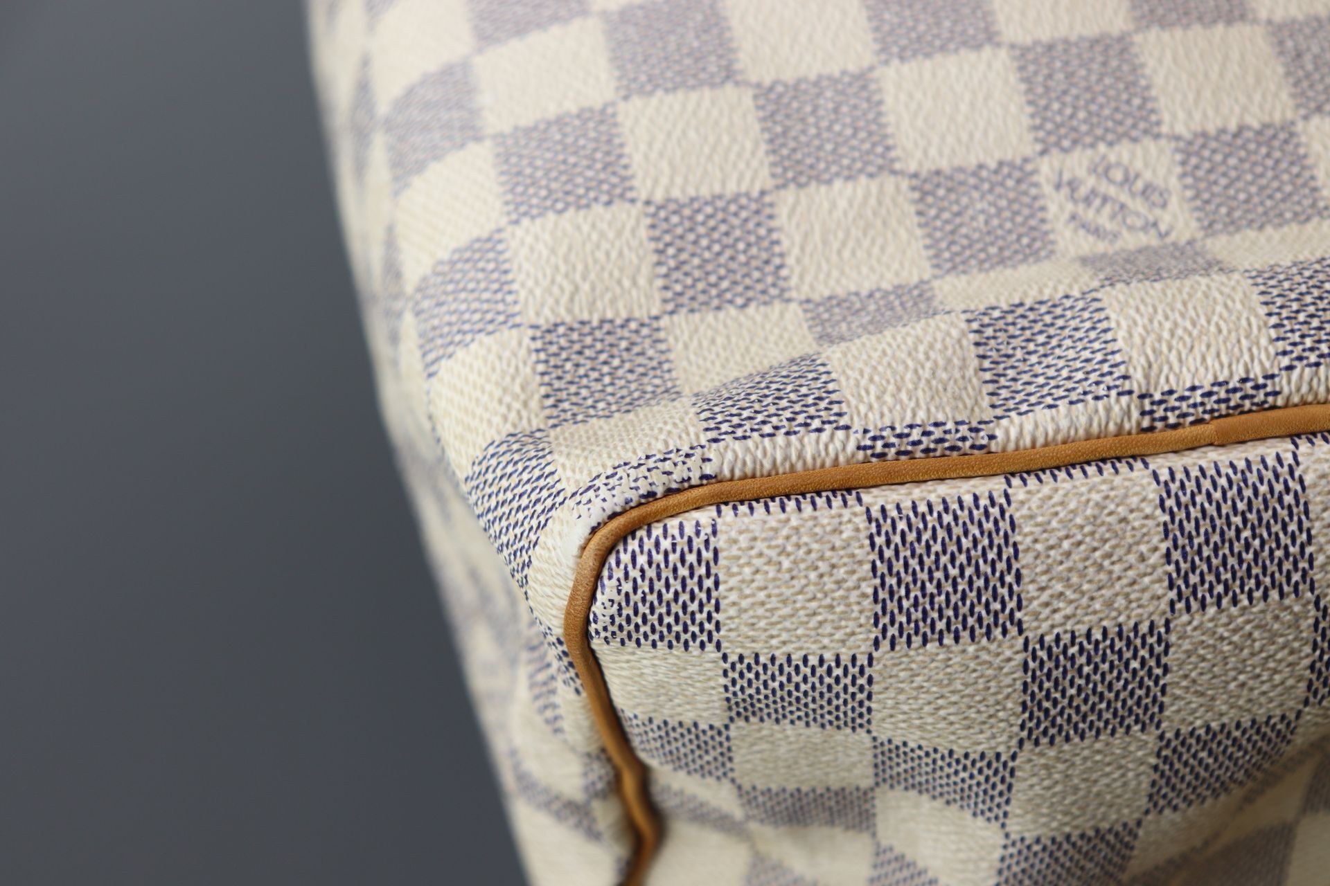 Sac Louis Vuitton speedy 25 checkered azure White Cloth ref.384860 - Joli  Closet