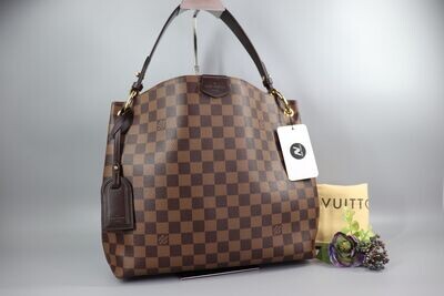 LOUIS VUITTON Damier Ebene Graceful PM