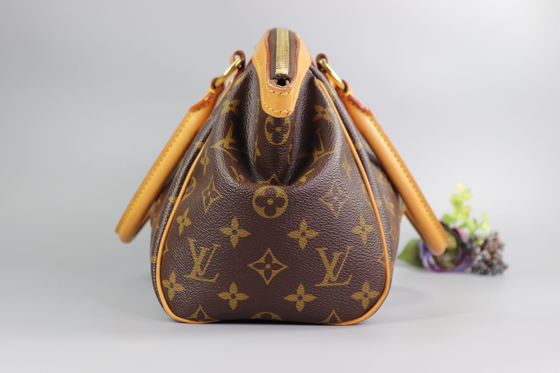 Louis Vuitton Tivoli PM Monogram Satchel Shoulder Tote (AH2132