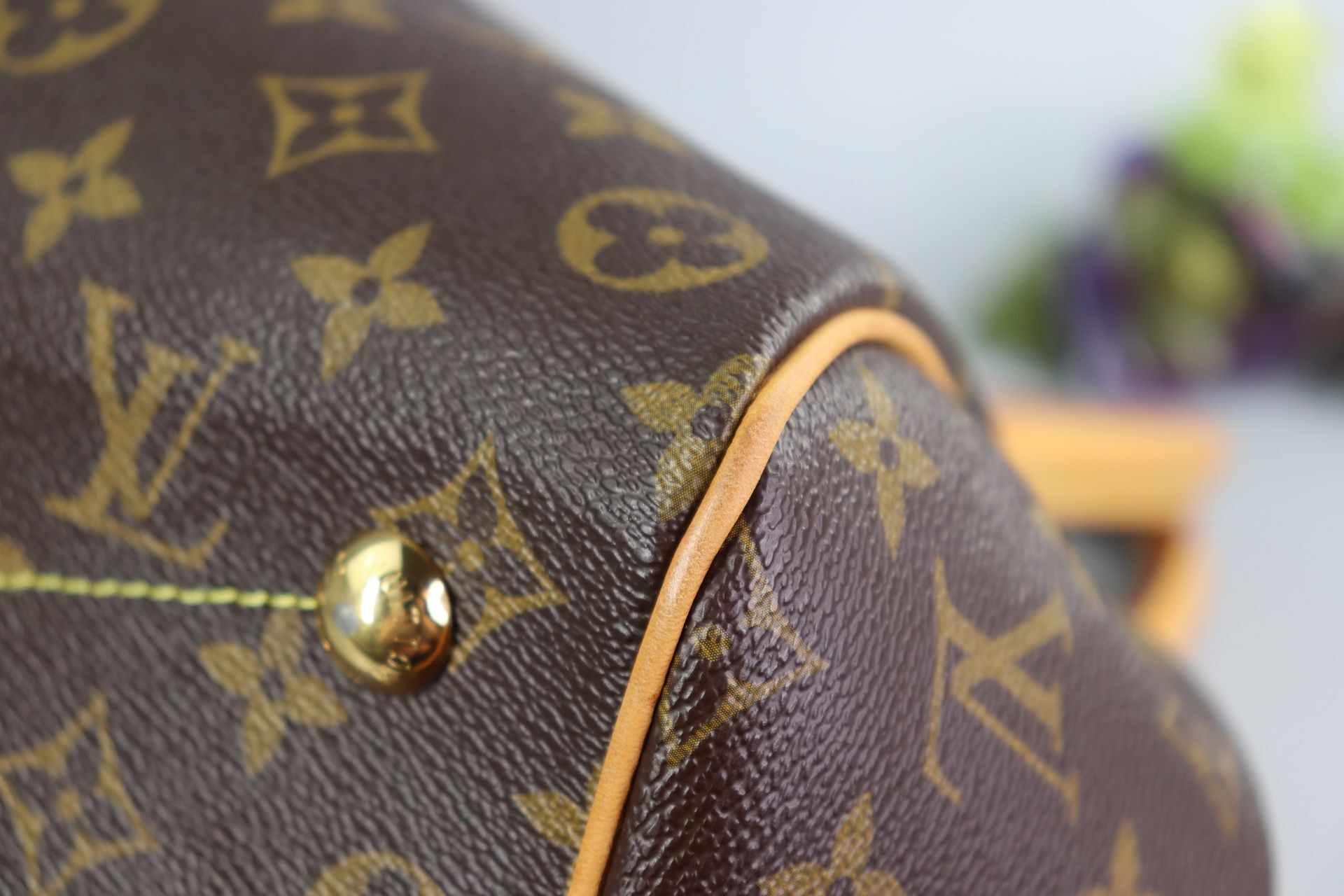 LOUIS VUITTON Tivoli PM Womens handbag M40143 Cloth ref.209761 - Joli Closet