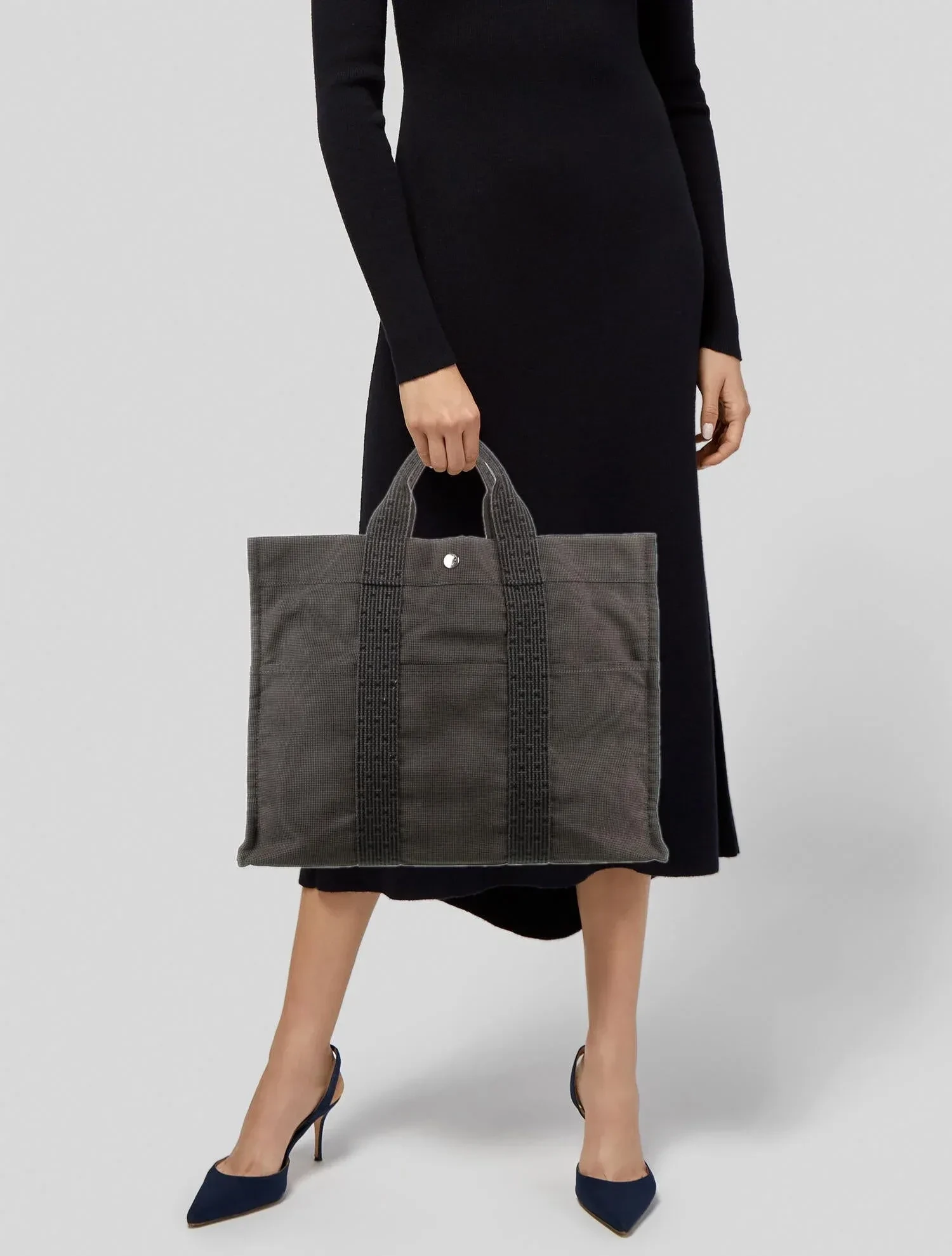 Hermès Hermes Herline Tote Grey