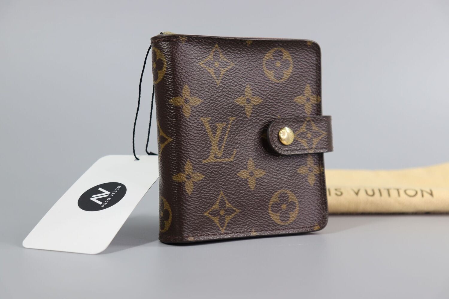 Louis Vuitton Monogram Compact Zip Bifold Wallet