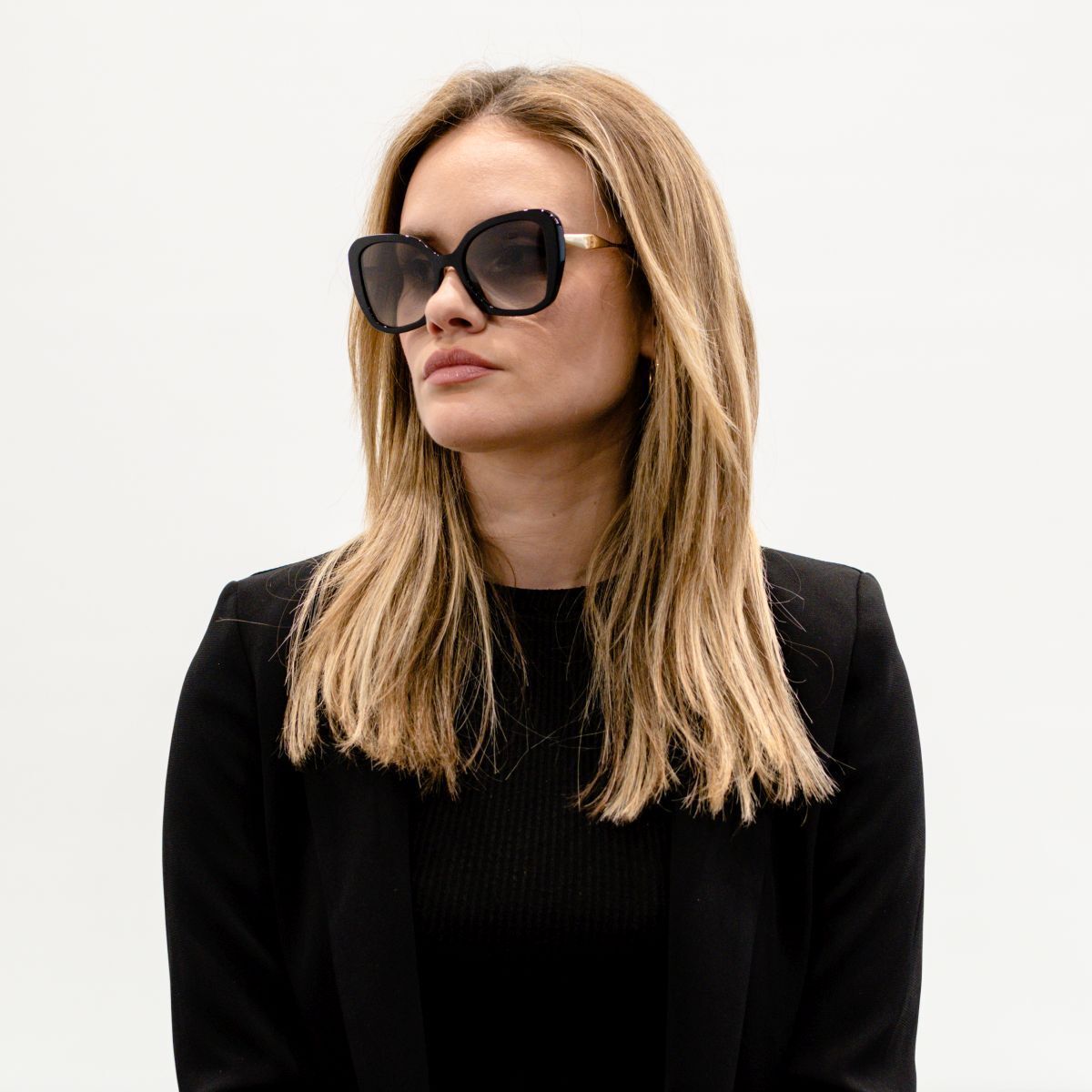 *NEW*Prada  53mm Black/Grey Gradient Sunglasses
