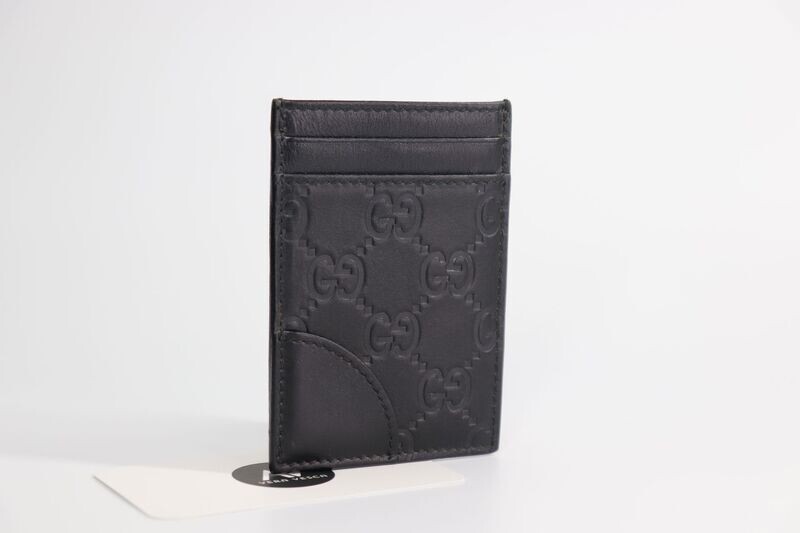 GUCCI Guccissima Black ID Holder