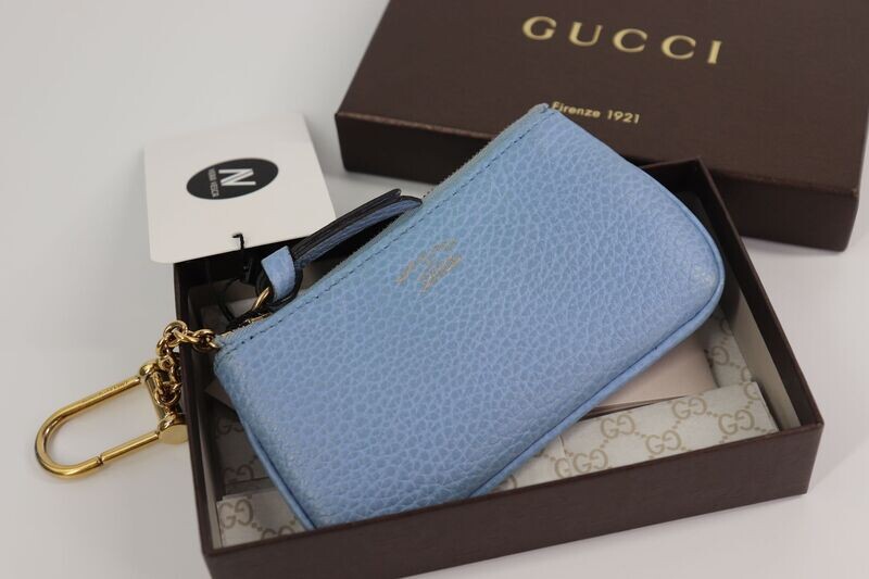 GUCCI Swing  Coin Case with  Key Ring