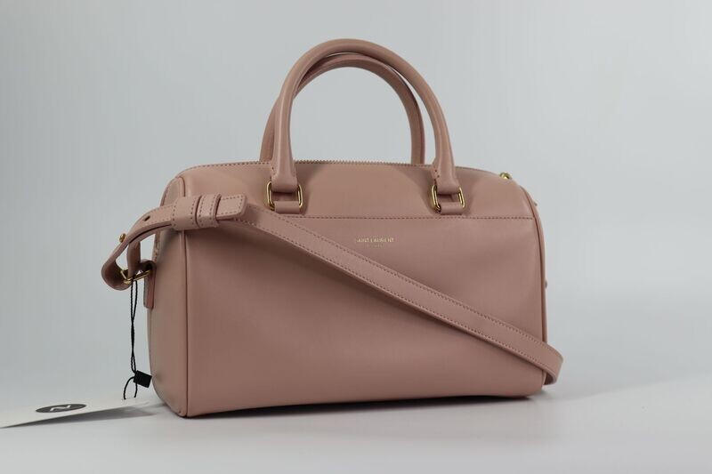 SAINT LAURENT Calfskin Classic Baby Duffle Powder Pink