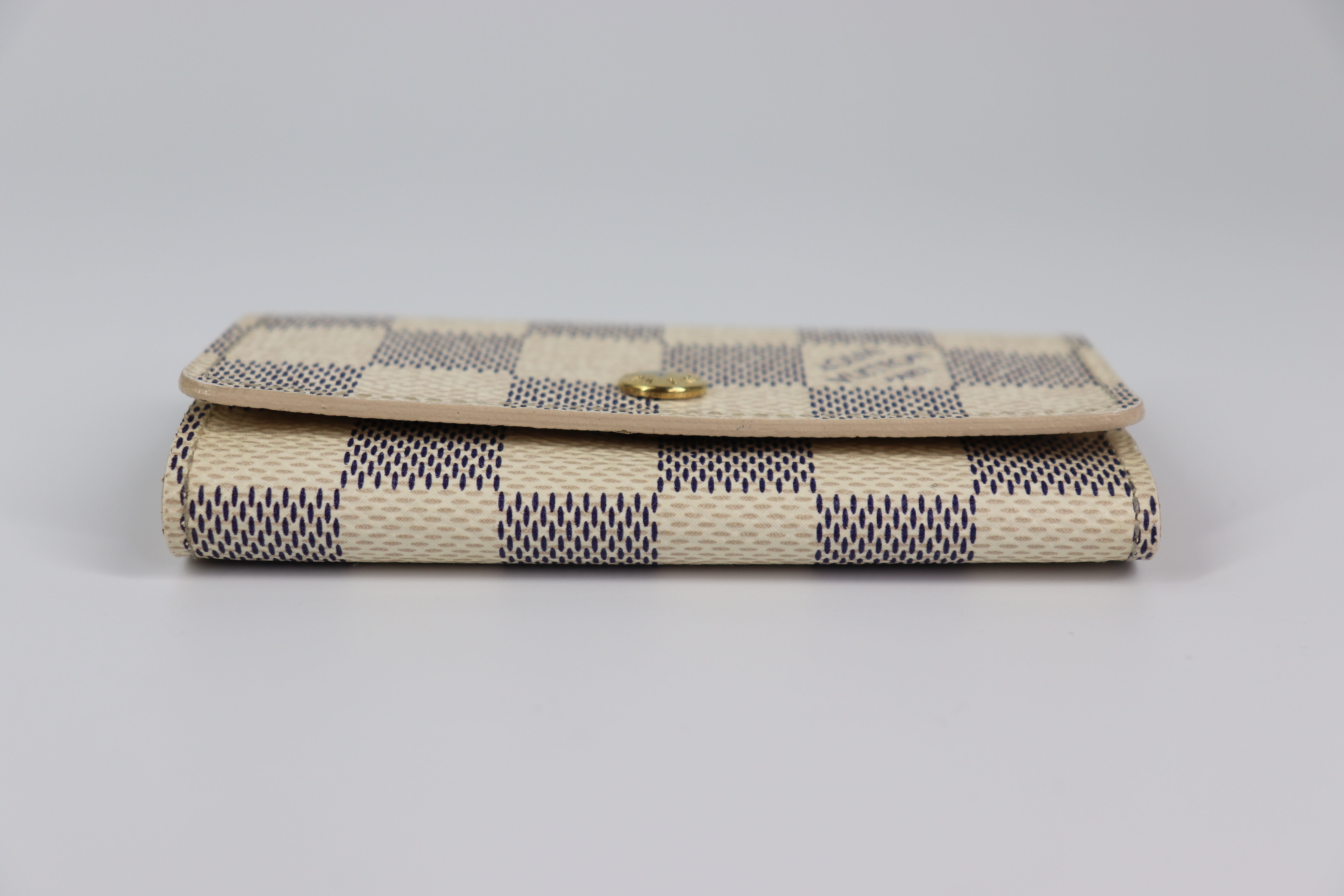 LOUIS VUITTON Damier Azur 4 Key Multicles Holder