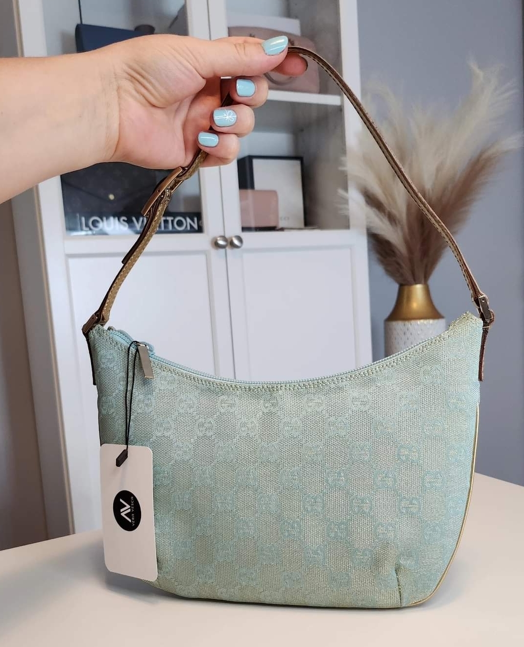 Gucci Monogram Pochette Blue
