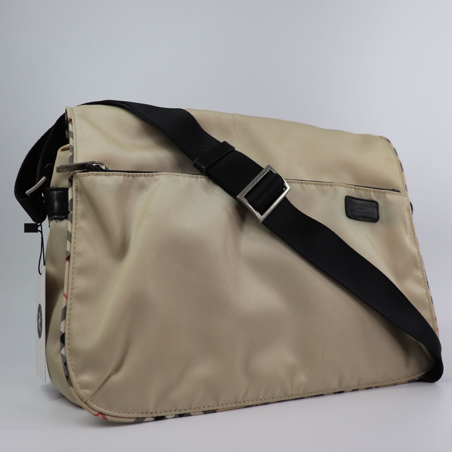 BURBERRY Blue Label Shoulder Bag Nylon Beige