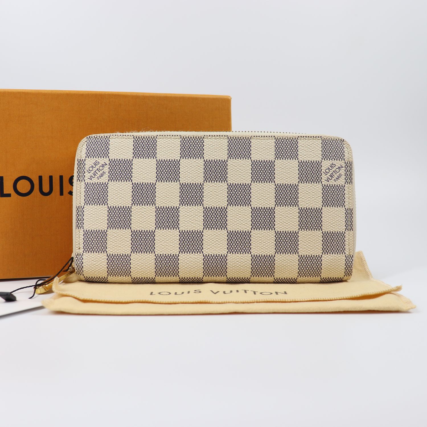 Louis Vuitton Zippy Wallet Damier Azur