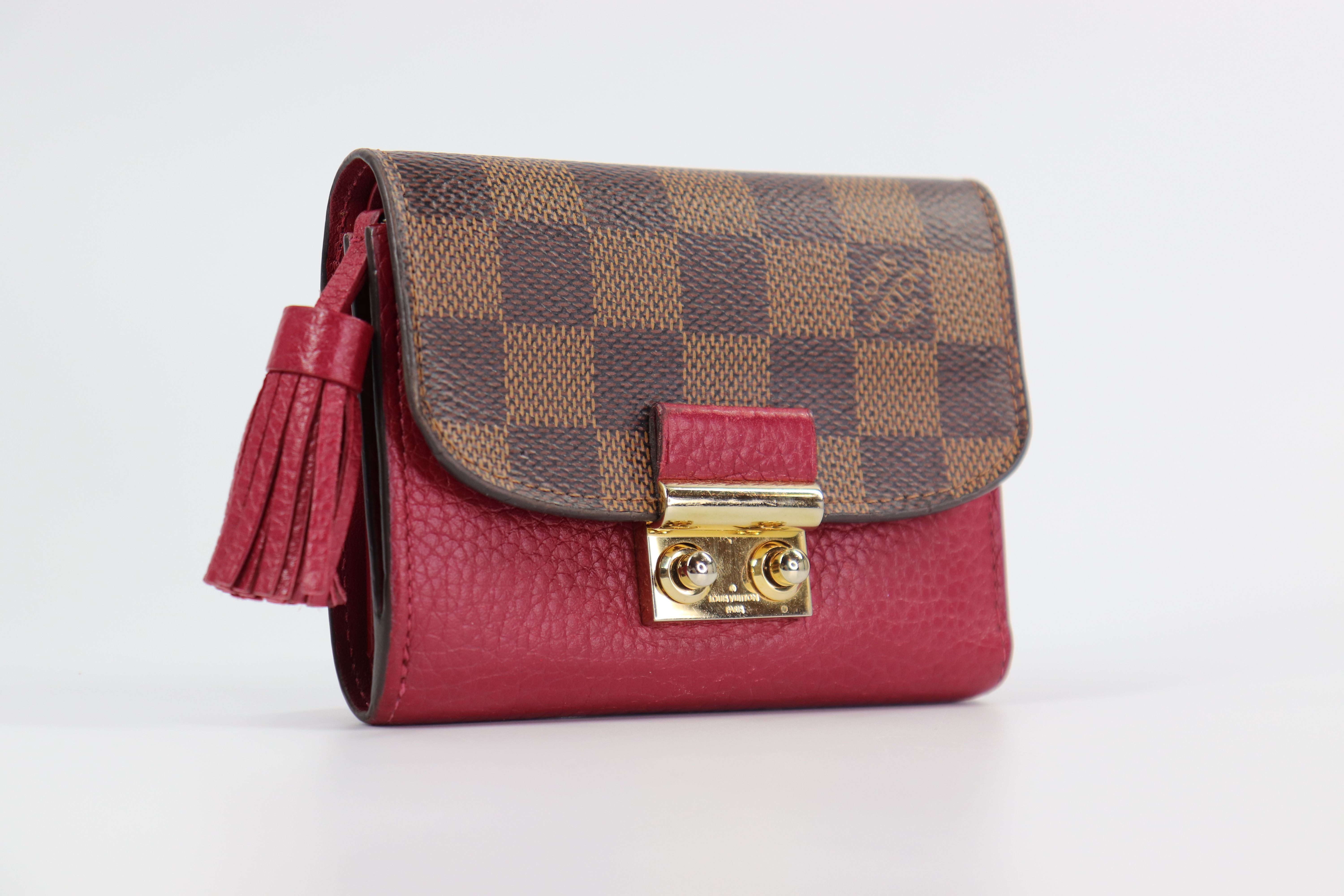 Louis Vuitton Damier Ebene Portefeuille Croisette