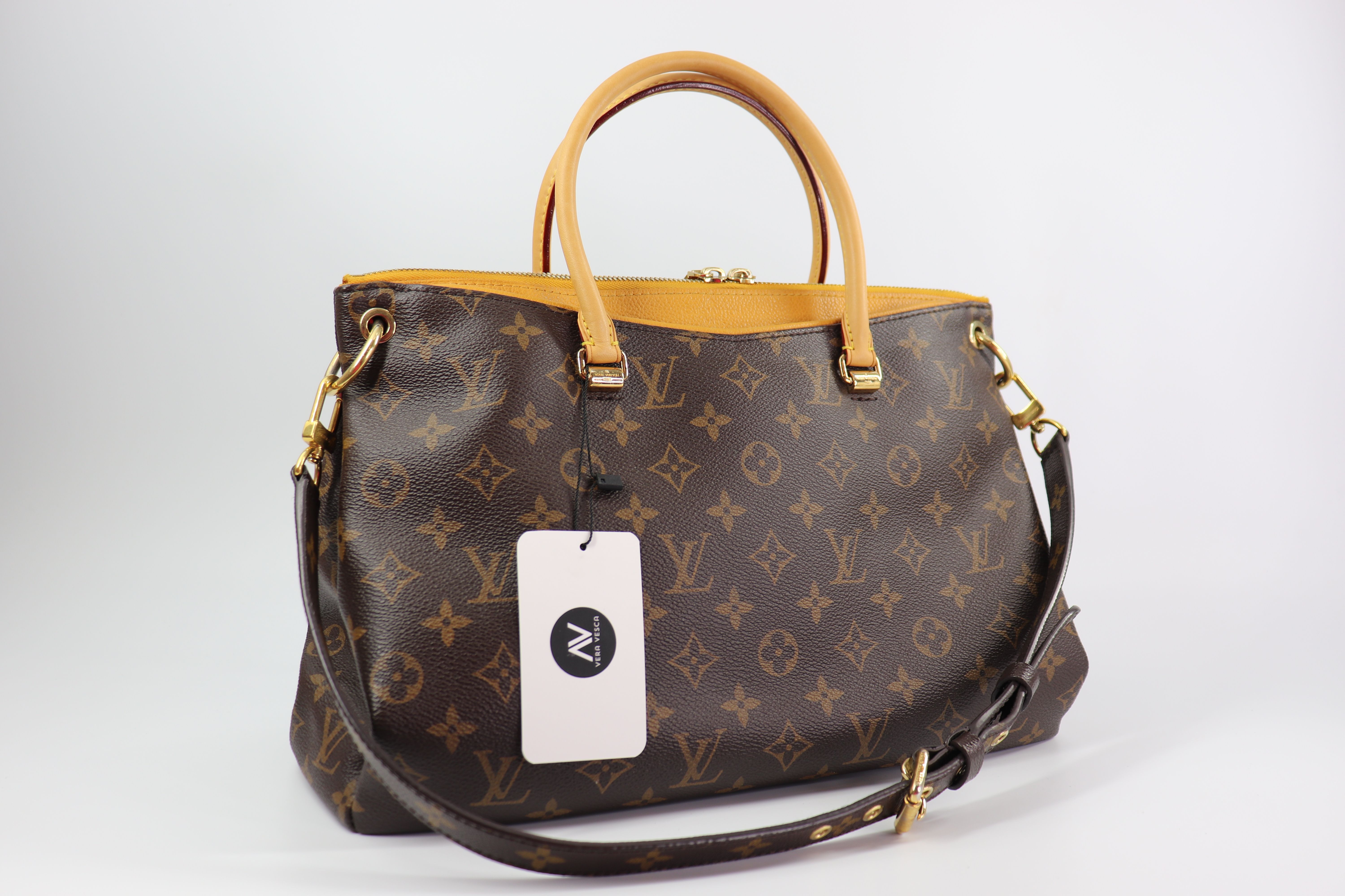 Louis Vuitton  Monogram Pallas Safra