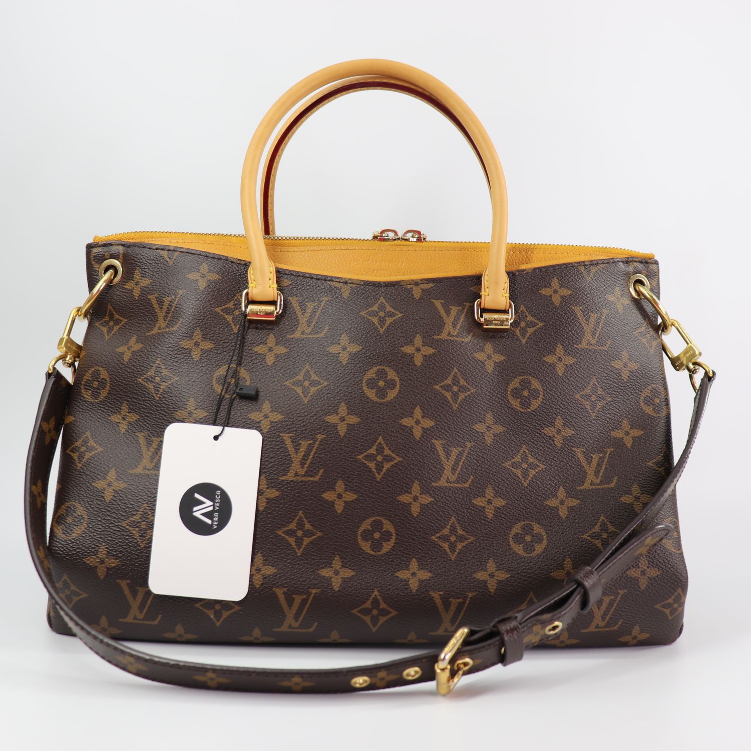 Louis Vuitton  Monogram Pallas Safra