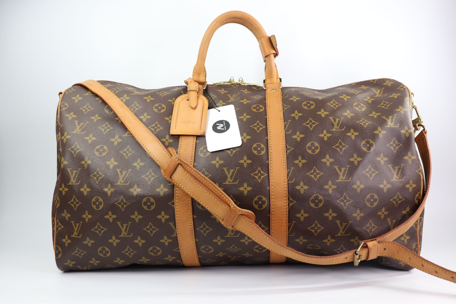 LOUIS VUITTON Monogram Keepall Bandouliere 55