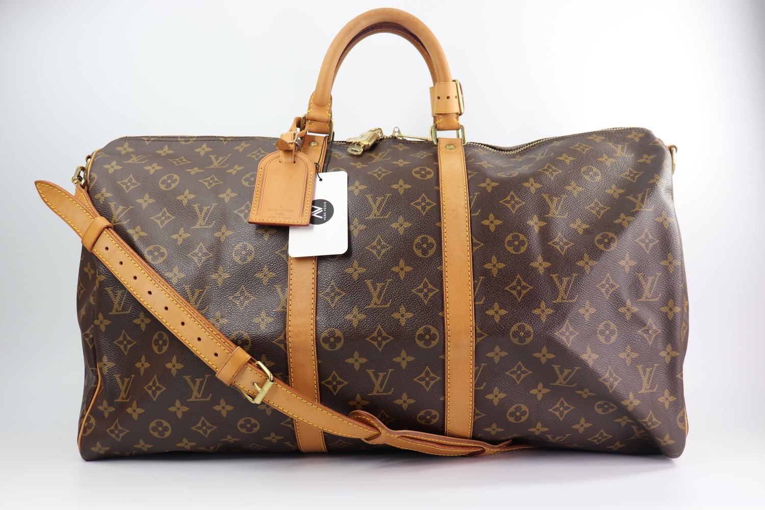 LOUIS VUITTON Monogram Keepall Bandouliere 55