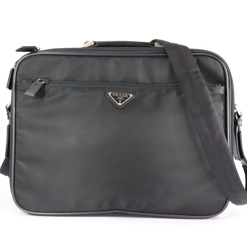 PRADA Nylon / Leather Business Bag