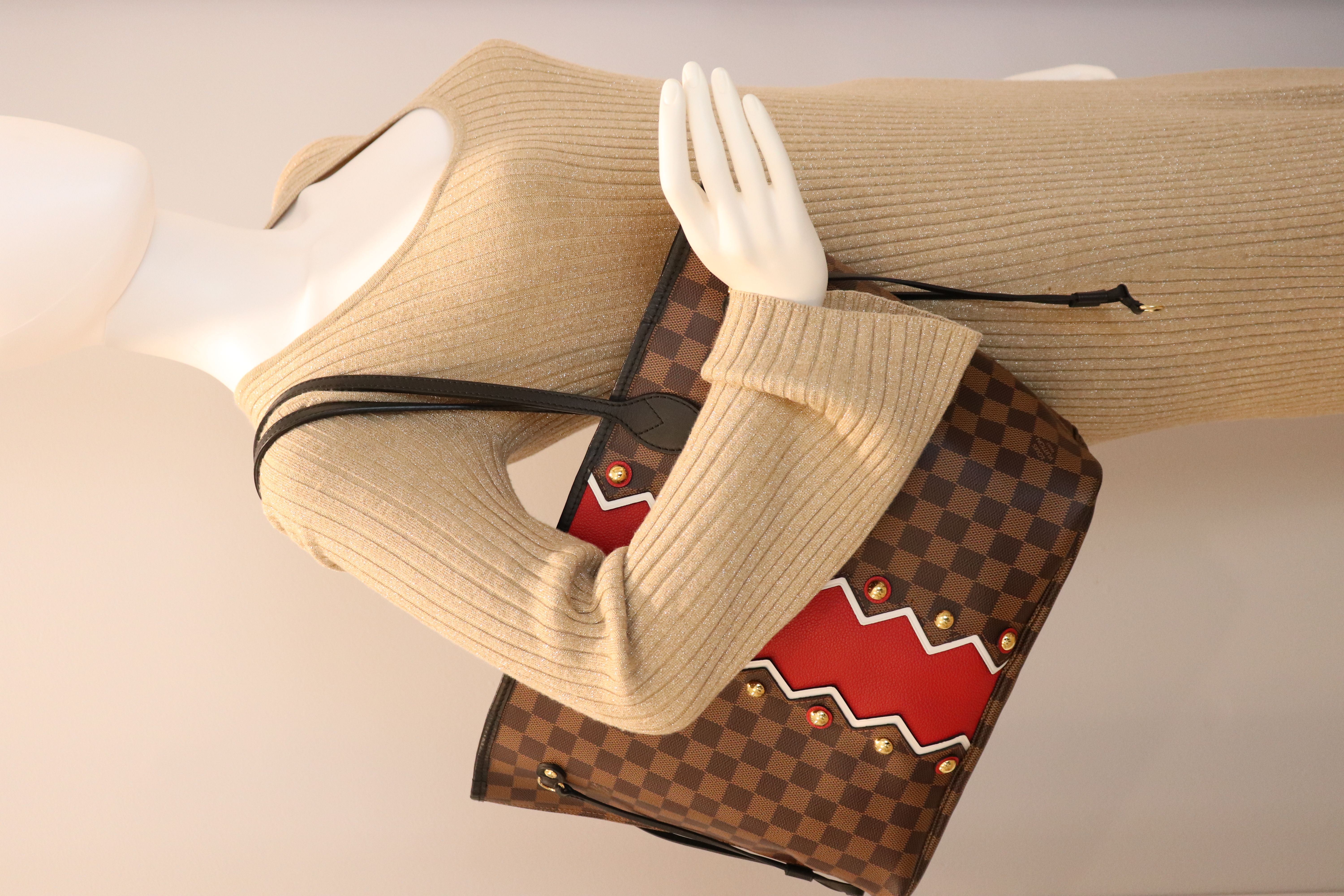 Louis Vuitton Damier Ebene Karakoram Neverfull MM