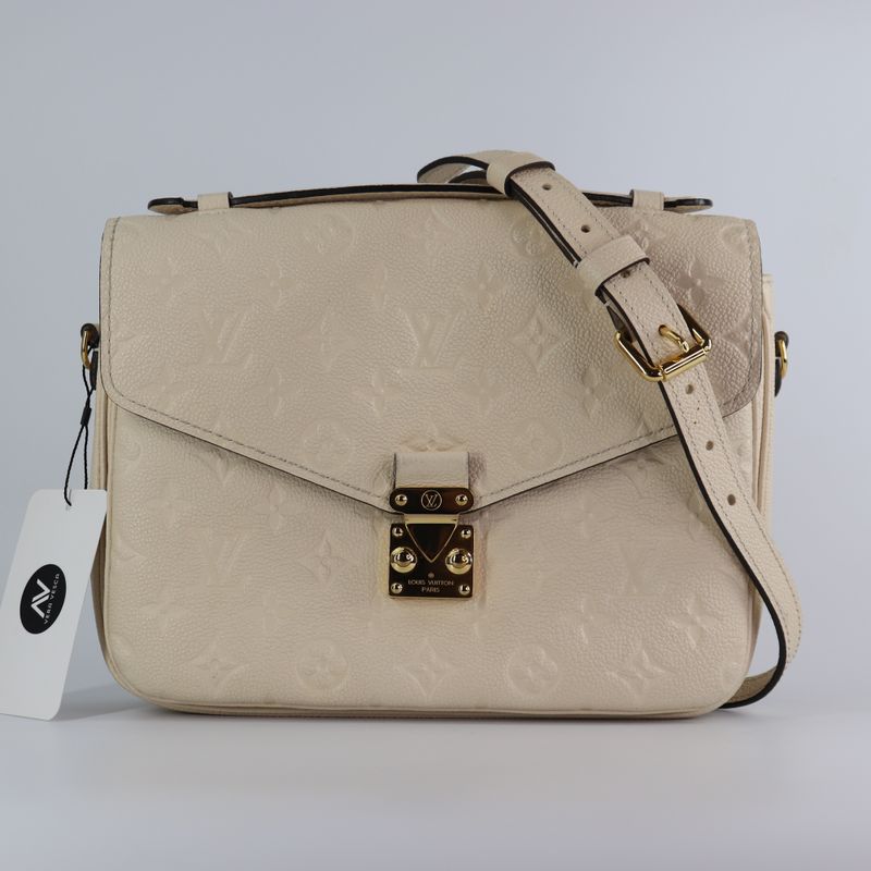 Louis Vuitton Empreinte Pochette Metis Creme Louis Vuitton Empreinte Pochette Metis Creme