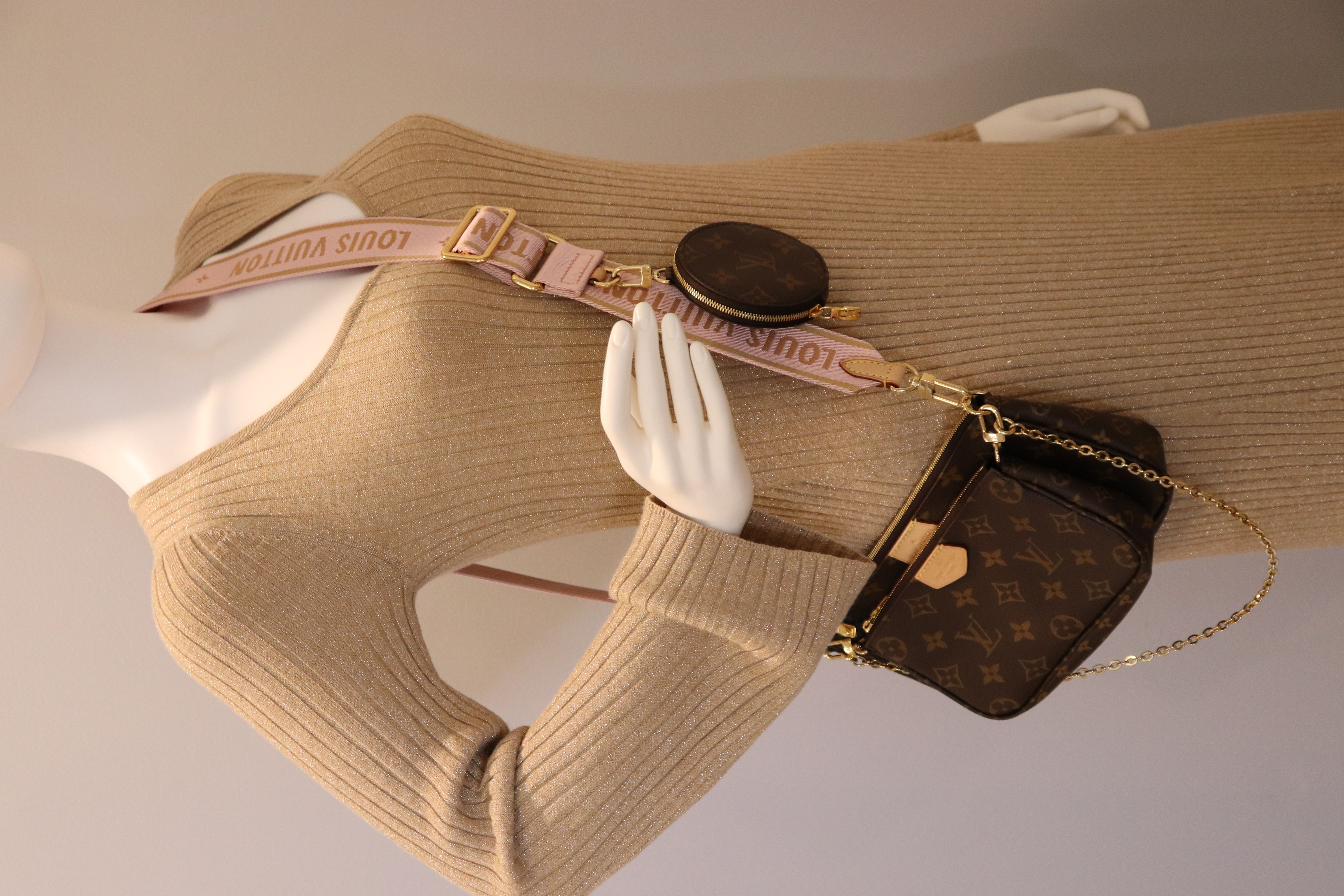 Louis Vuitton Monogram Multi Pochette Accessories Rose Clair