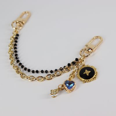 Bag Necklace"Dark Diamond"