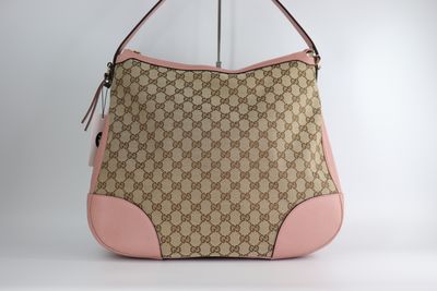 *NEW* Gucci GG Monogram Large Margaux Hobo Beige Soft Pink