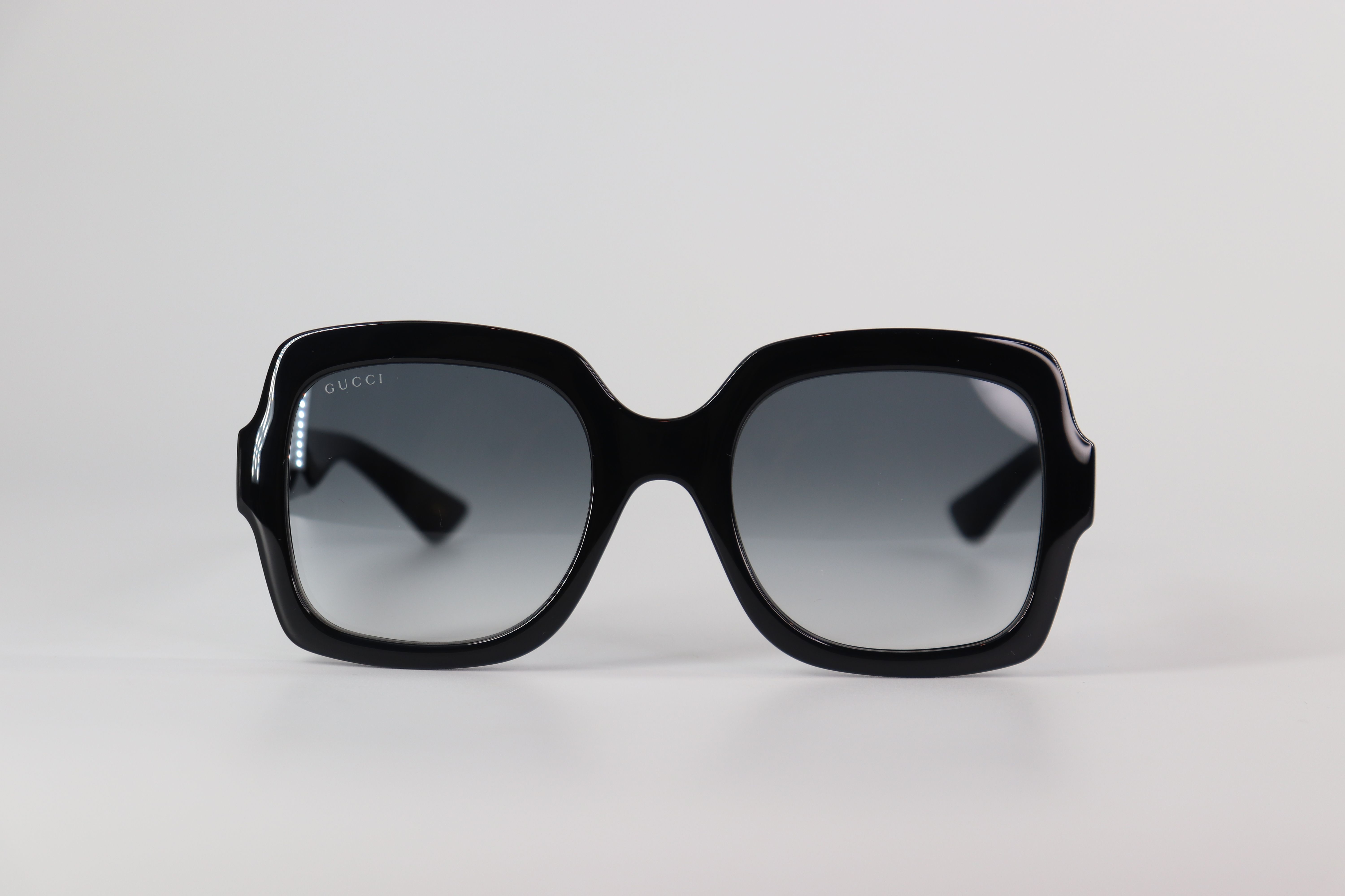 *NEW* Gucci Grey Gradient Square Ladies Sunglasses 54mm