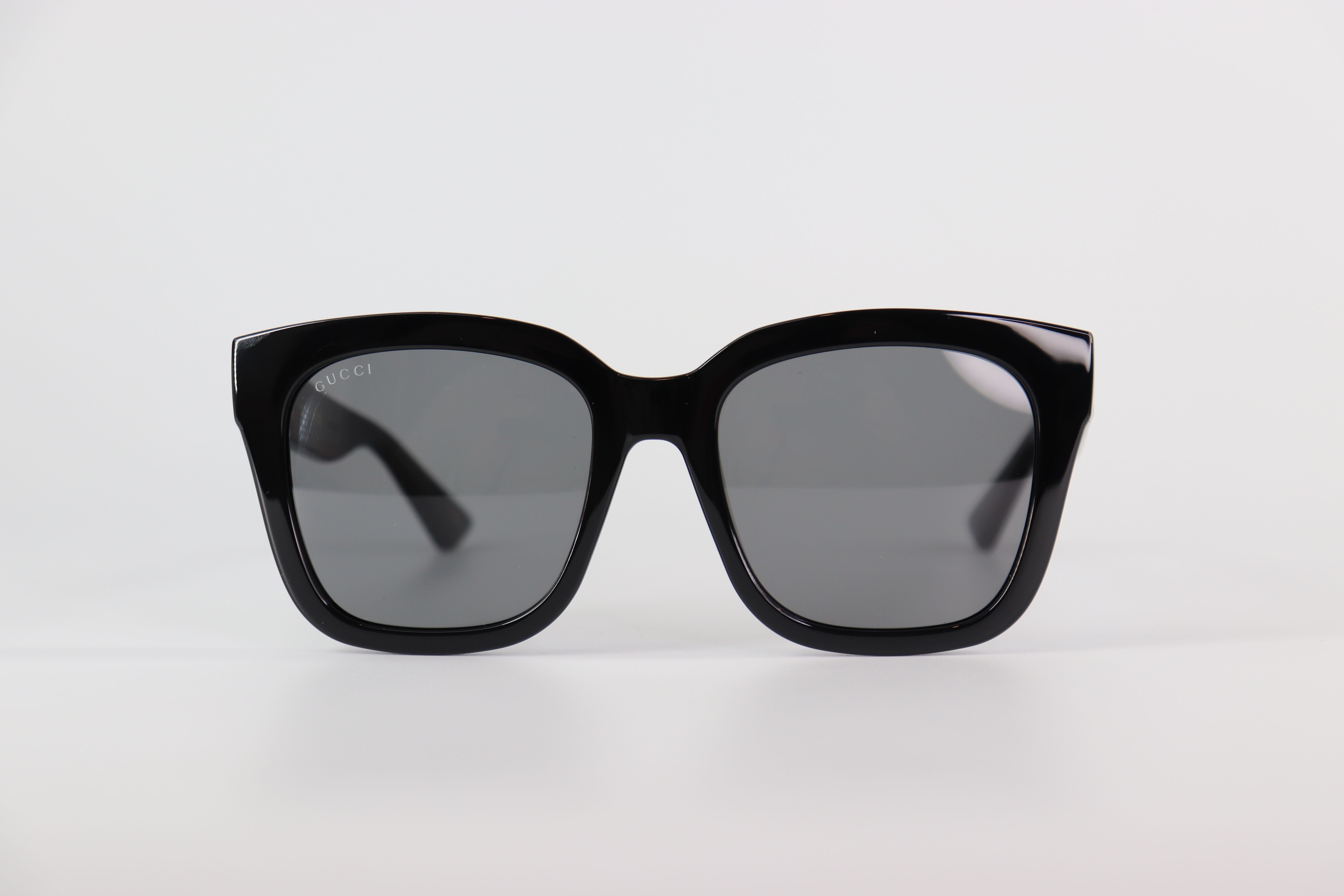 *NEW* Gucci Dark Grey Square Ladies Sunglasses 54mm