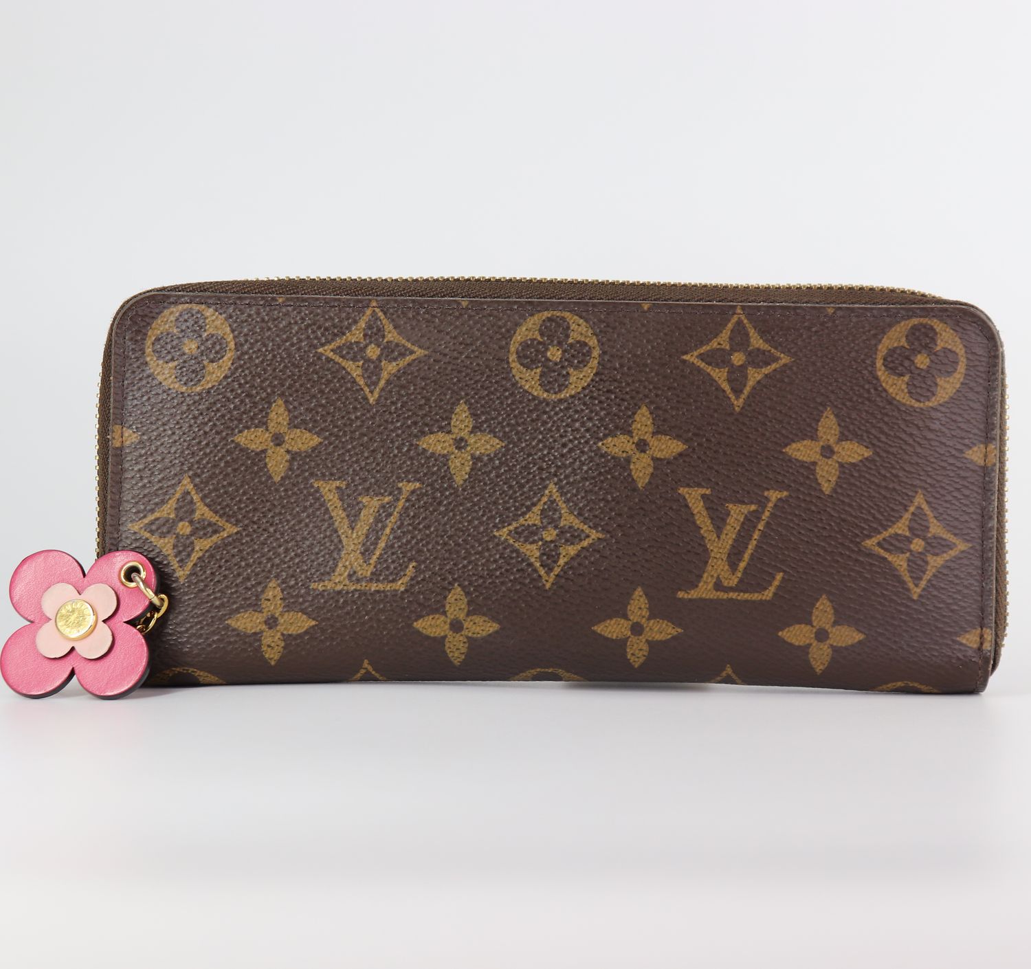 Louis Vuitton Clemence Wallet Blooming Flowers Monogram Canvas