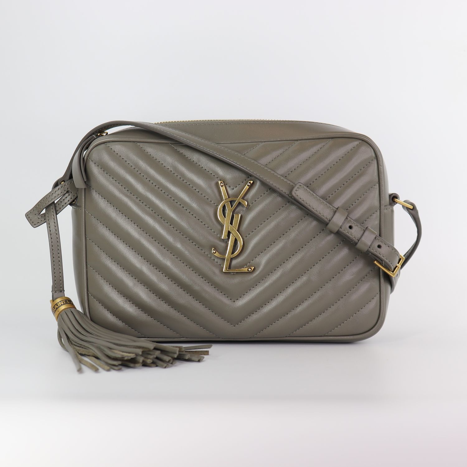 Saint Laurent Calfskin Matelasse YSL Monogram Lou Camera Bag Saint Laurent Calfskin Matelasse YSL Monogram Lou Camera Bag