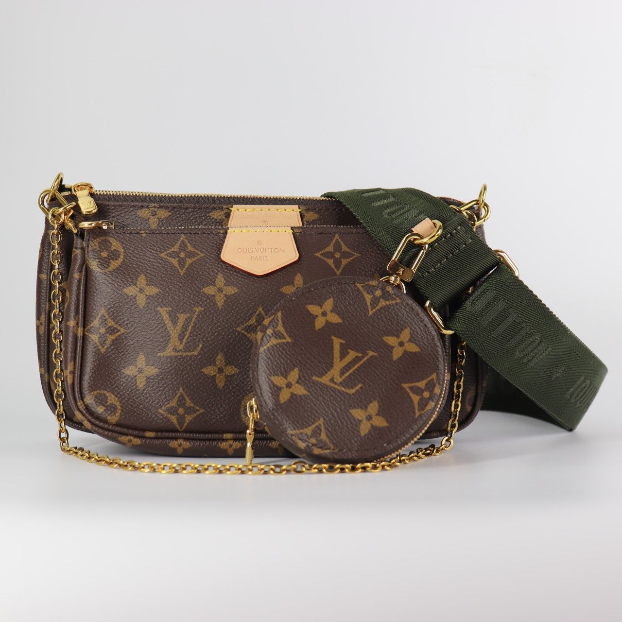 Louis Vuitton Monogram Multi Pochette Accessories Kaki