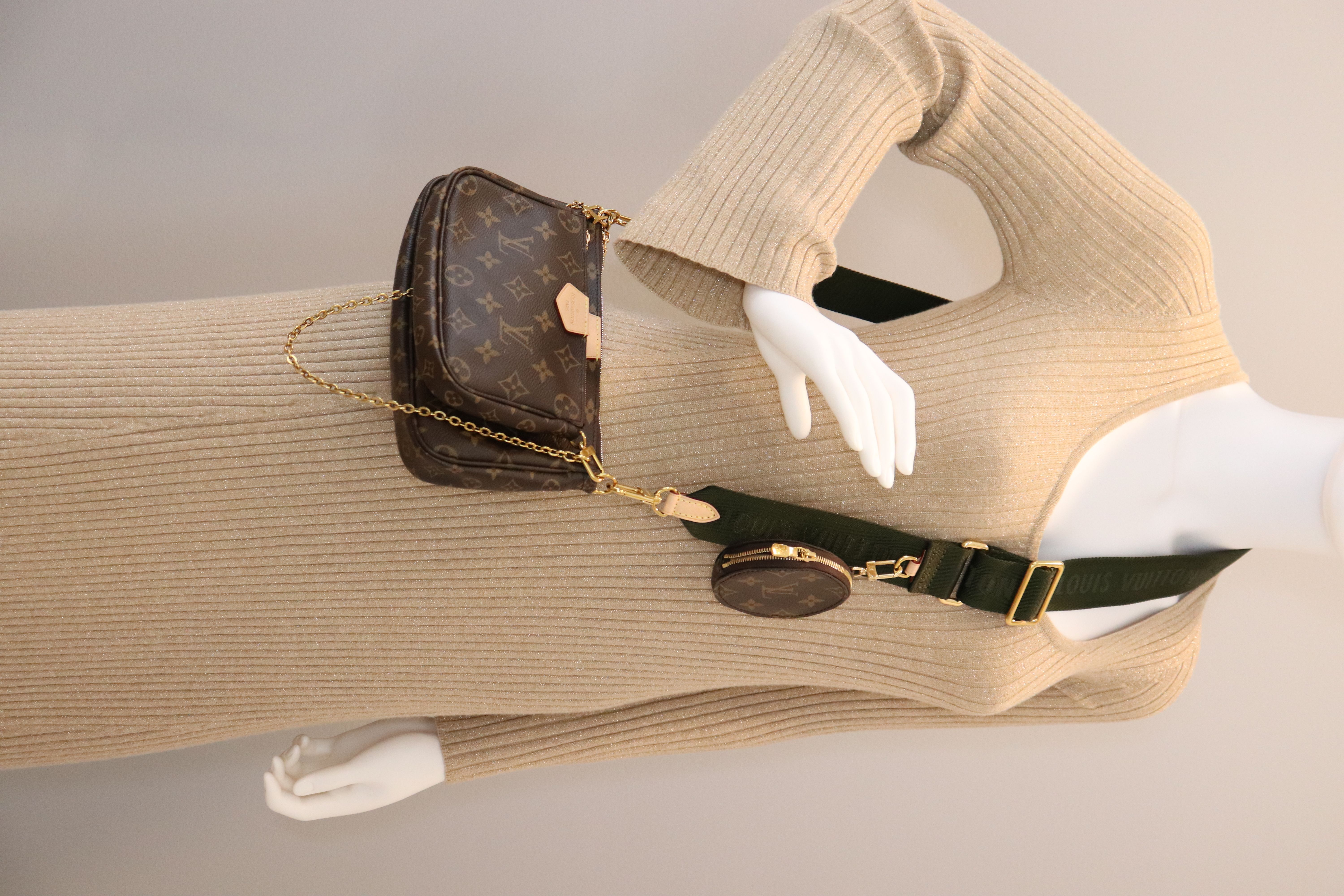 Louis Vuitton Monogram Multi Pochette Accessories Kaki