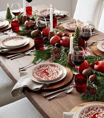 Christmas Dinner Plate
