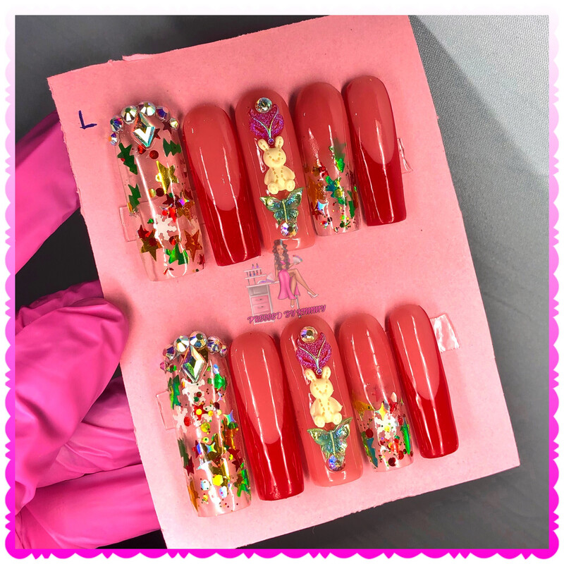 Extra Long Press-on Nails (Size Large)