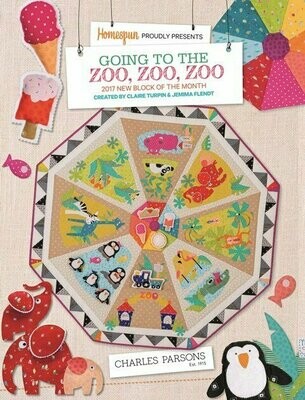 Going to The Zoo, Zoo, Zoo.-Fabric Only Kit