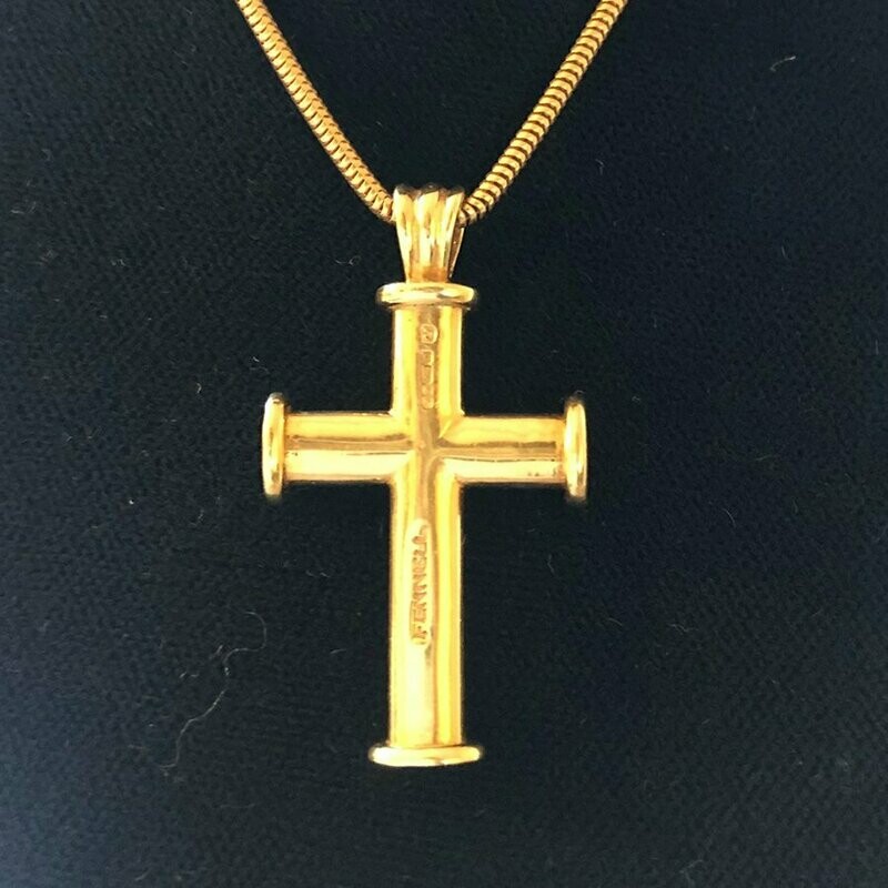 Pre-loved cross by London jewellery designer Theo Fennell